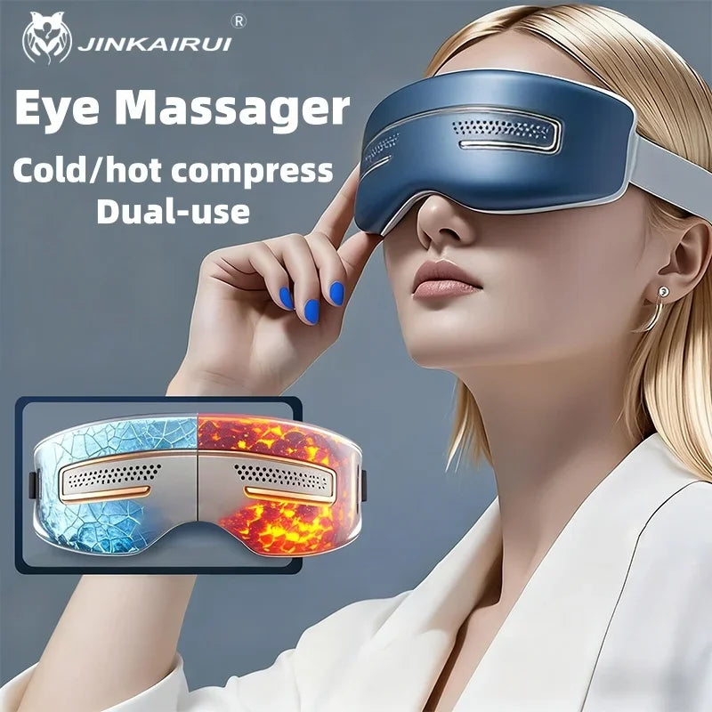 Smart Electric Eye Massager Dual-Purpose Rechargeable Hot Cold Compress Relaxation Gift for Eye Care