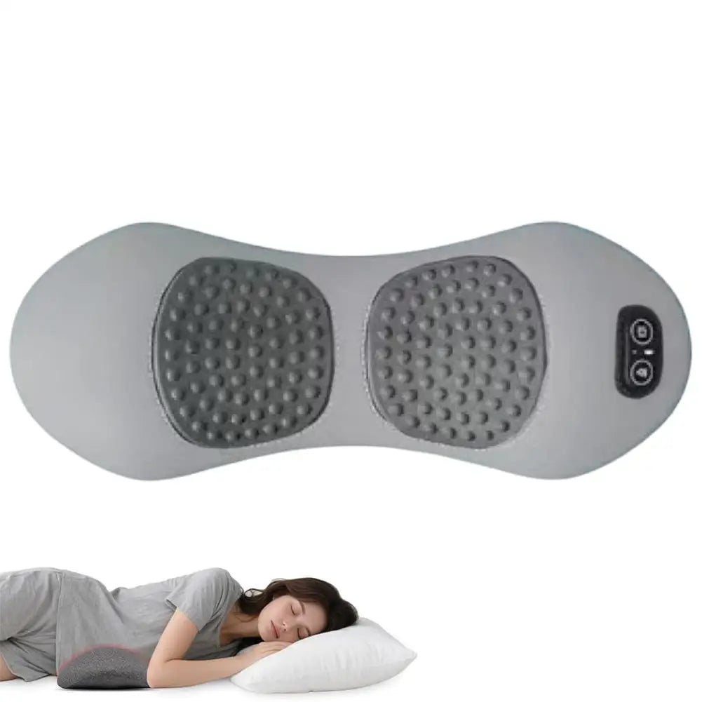 3-in-1 Back Massager Pillow Spinal Traction, Heat Therapy, Vibration Massage Relieve Soreness, Fatigue Neck Waist Support Pillow