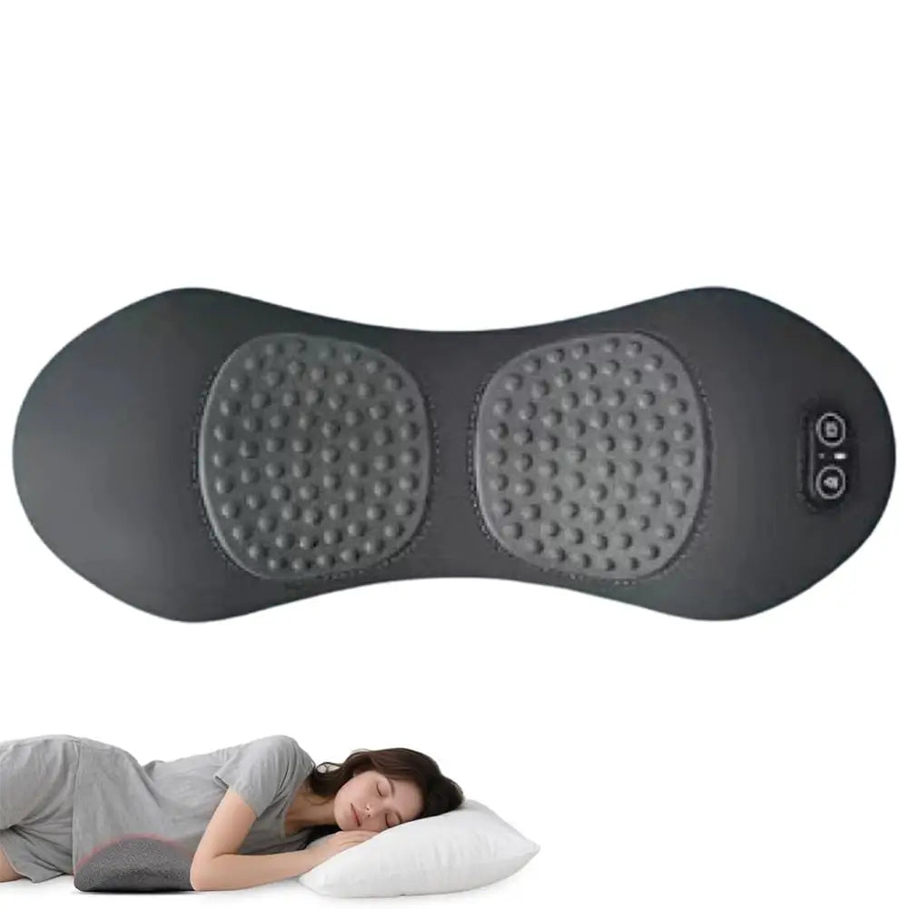 3-in-1 Back Massager Pillow Spinal Traction, Heat Therapy, Vibration Massage Relieve Soreness, Fatigue Neck Waist Support Pillow