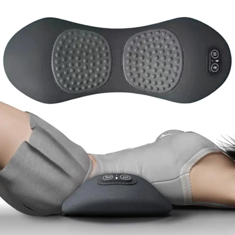 3-in-1 Back Massager Pillow Spinal Traction, Heat Therapy, Vibration Massage Relieve Soreness, Fatigue Neck Waist Support Pillow