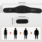 New Heating Waist Massager Belts Vibration Hot Compress Brace Belt Back Lumbar Fatigue Relax Massage Machine Heated Pad Electric