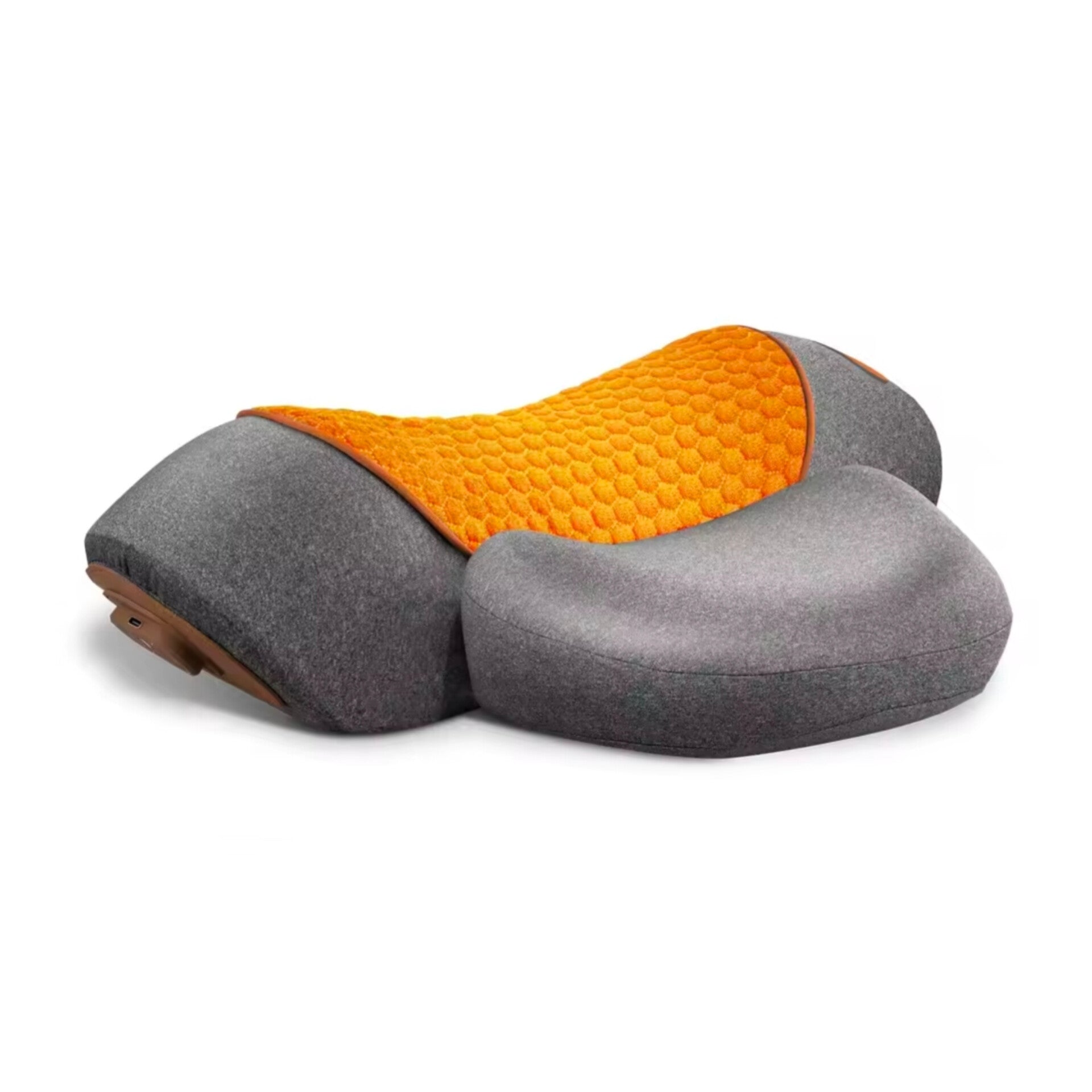 3-in-1 Neck Massager Pillow with Heat, Deep Tissue Relief & Neck Traction, Cervical Support & Hump Corrector for Women and Men, Memory Foam Support for Pain Relief Deep Tissue