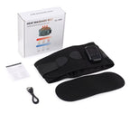 New Heating Waist Massager Belts Vibration Hot Compress Brace Belt Back Lumbar Fatigue Relax Massage Machine Heated Pad Electric