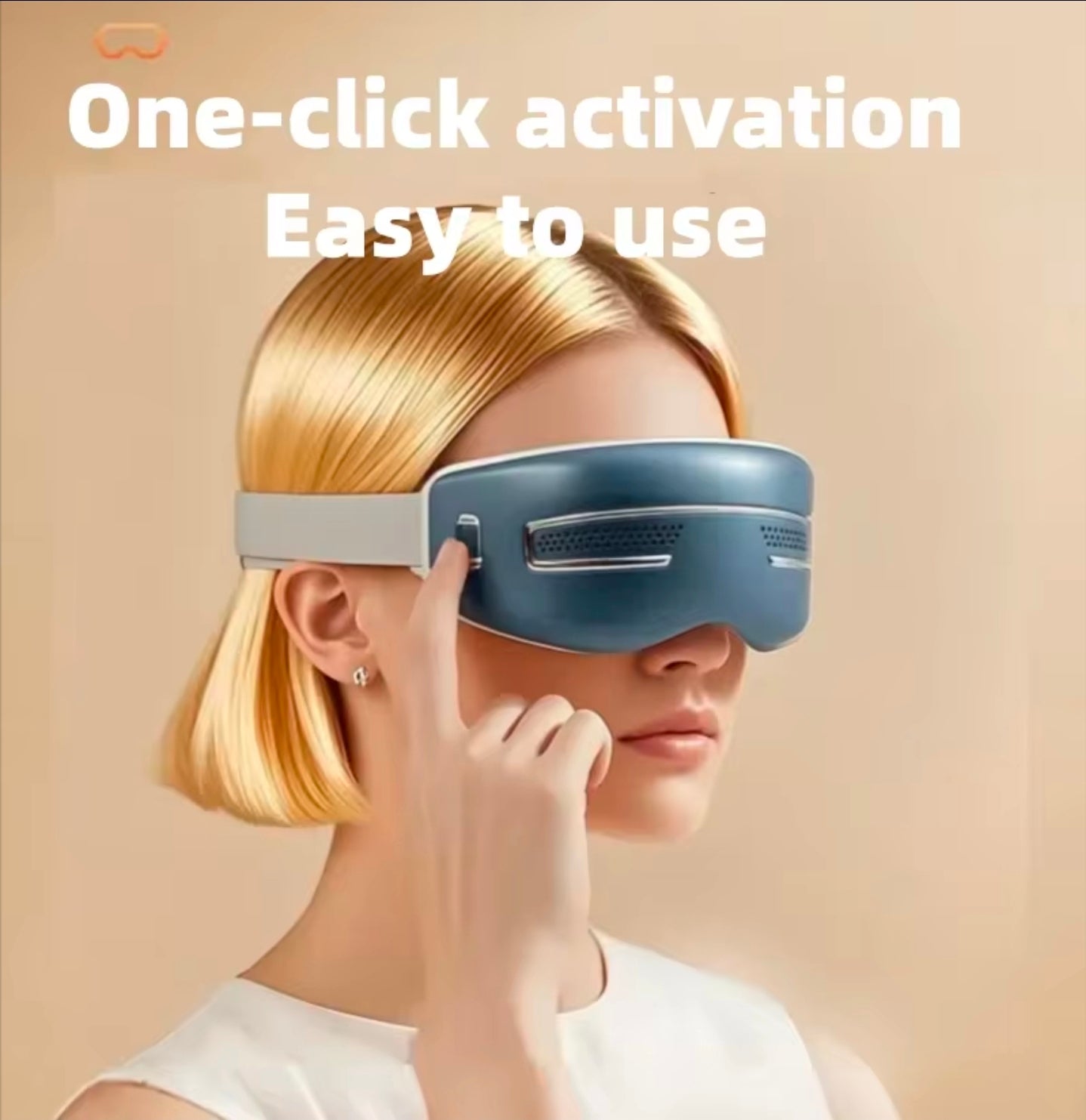 Smart Electric Eye Massager Dual-Purpose Rechargeable Hot Cold Compress Relaxation Gift for Eye Care