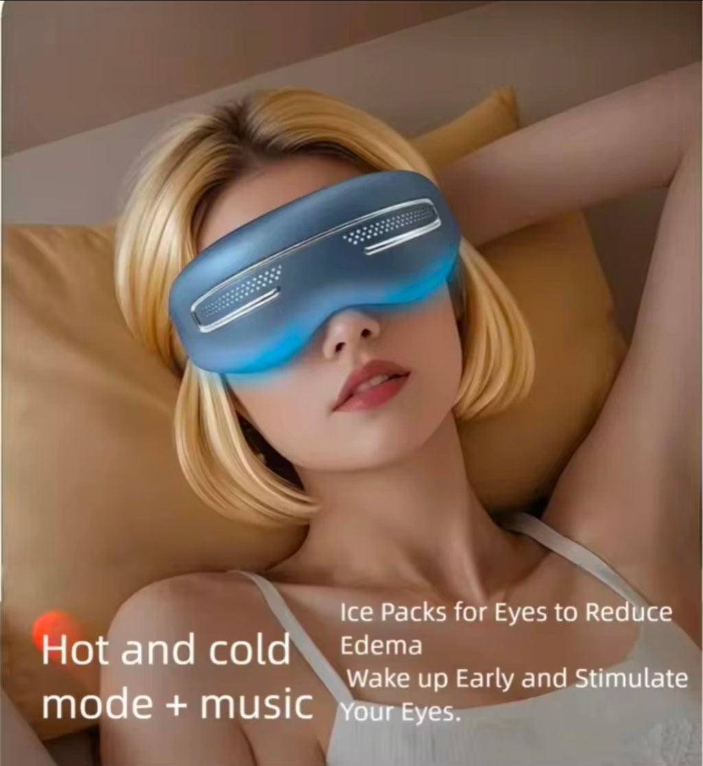Smart Electric Eye Massager Dual-Purpose Rechargeable Hot Cold Compress Relaxation Gift for Eye Care